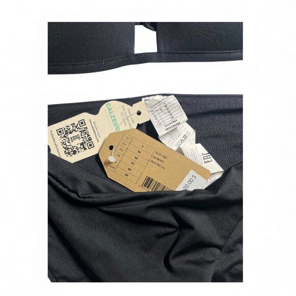 Calzedonia Black Bikini Set – Top & Tie-Side Bottom (Size M) - Picture 2 of 7